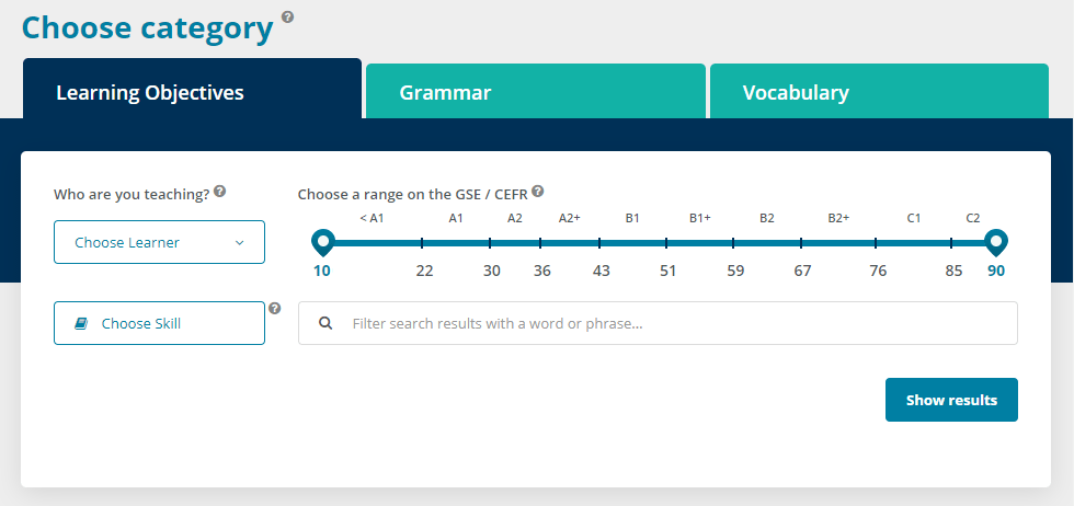 ツール　Choose category